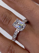 Alia Engagement Ring 3.70 Carat White Gold