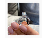Alia - Emerald Cut 4.20 Carat Diamond Engagement Ring