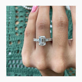 Alia Engagement Ring 3.70 Carat White Gold