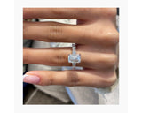 Alia - Emerald Cut 4.20 Carat Diamond Engagement Ring