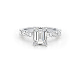 Alia - Emerald Cut 4.20 Carat Diamond Engagement Ring