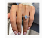 Alia - Emerald Cut 4.20 Carat Diamond Engagement Ring