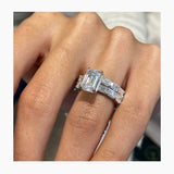 Alia Engagement Ring 5 carat, 18K gold