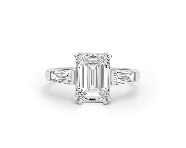 Amani - Emerald Cut 4.65 Carat Diamond Engagement Ring