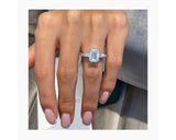 Amani - Emerald Cut 4.65 Carat Diamond Engagement Ring