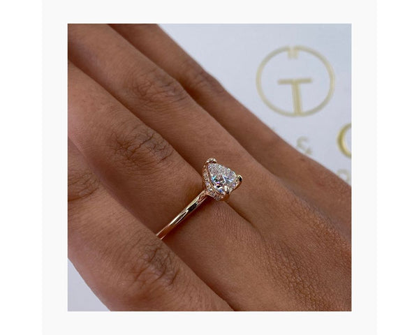 Aurora - Heart Cut 1.60 Carat Diamond Engagement Ring
