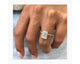 chloe - Emerald Cut 4.35 Carat Diamond Engagement Ring