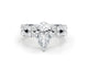 Erin (set) - Pear Cut 4.65 Carat Diamond Engagement Ring