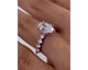 Estrella - Oval Cut 2.55 Carat Diamond Engagement Ring