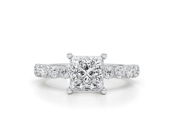 Everly - Princess Cut 2.25 Carat Diamond Engagement Ring