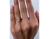 Florence - Oval Cut 2.10 Carat Diamond Engagement Ring