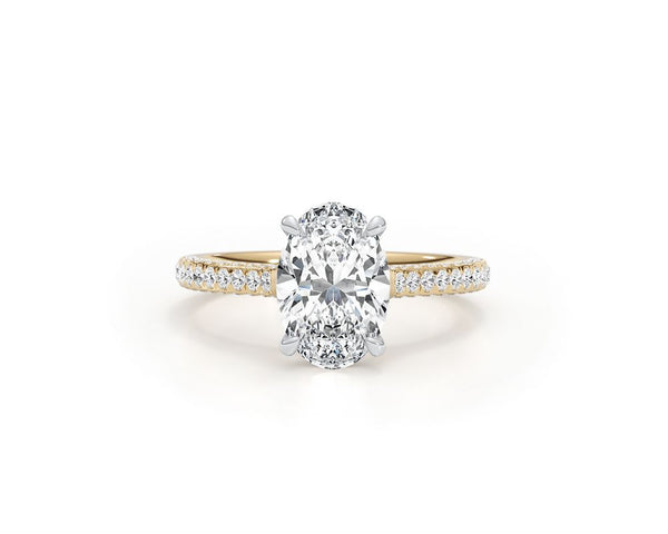 Laurel - Oval Cut 2.25 Carat Diamond Engagement Ring
