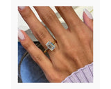 Layne - Emerald Cut 3.15 Carat Diamond Engagement Ring