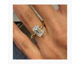 Layne - Emerald Cut 3.15 Carat Diamond Engagement Ring