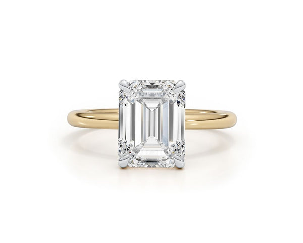 Layne - Emerald Cut 3.15 Carat Diamond Engagement Ring