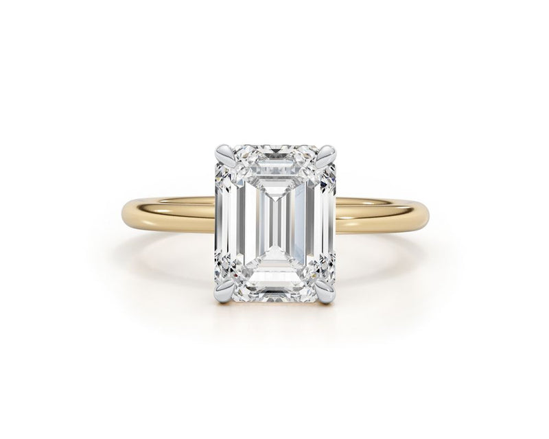 Layne - Emerald Cut 3.15 Carat Diamond Engagement Ring