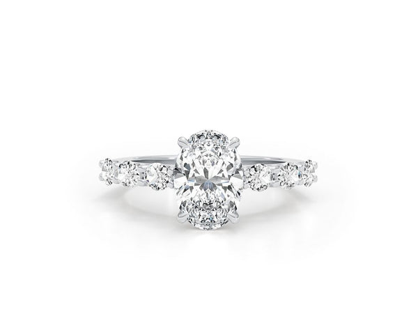 Louise - Oval Cut 2.45 Carat Diamond Engagement Ring