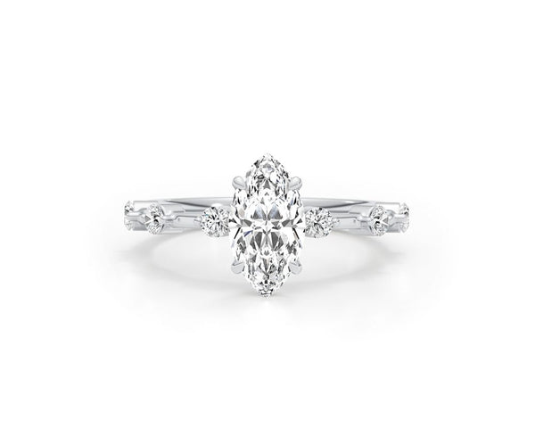 Martha - Marquise Cut 1.30 Carat Diamond Engagement Ring