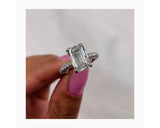 Naya - Emerald Cut 5.20 Carat Diamond Engagement Ring