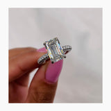 Naya Engagement Ring 5.20 Carat White Gold