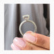 Naya Engagement Ring 5.2ct TCW, 14K Gold