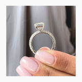 Naya Engagement Ring 5.20 Carat White Gold