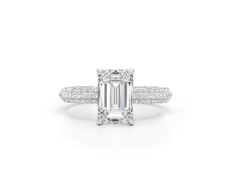 Naya - Emerald Cut 5.20 Carat Diamond Engagement Ring