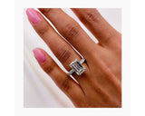 Naya - Emerald Cut 5.20 Carat Diamond Engagement Ring