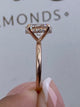 Rosalia Engagement Ring 2.1ct TCW, 14K Gold