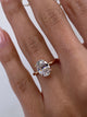 Rosalia Engagement Ring 2.1ct TCW, 14K Gold