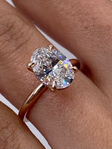 Rosalia Engagement Ring 2.1ct TCW, 14K Gold
