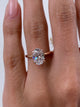 Rosalia Engagement Ring 2.1ct TCW, 14K Gold
