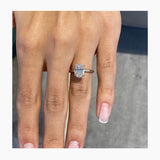 Rosalia Engagement Ring 2.1ct TCW, 14K Gold