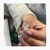 Rosalia Engagement Ring 2.1ct TCW, 14K Gold