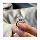 Rosalia Engagement Ring 2.1ct TCW, 14K Gold