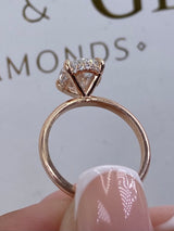 Rosalia Engagement Ring 2.1ct TCW, 14K Gold