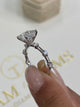Simone Engagement Ring 2.30 Carat White Gold