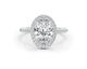 YAELLA - Oval Cut 3.74 Carat Diamond Engagement Ring