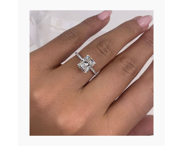 Anne - Cushion Cut 2.25 Carat Diamond Engagement Ring