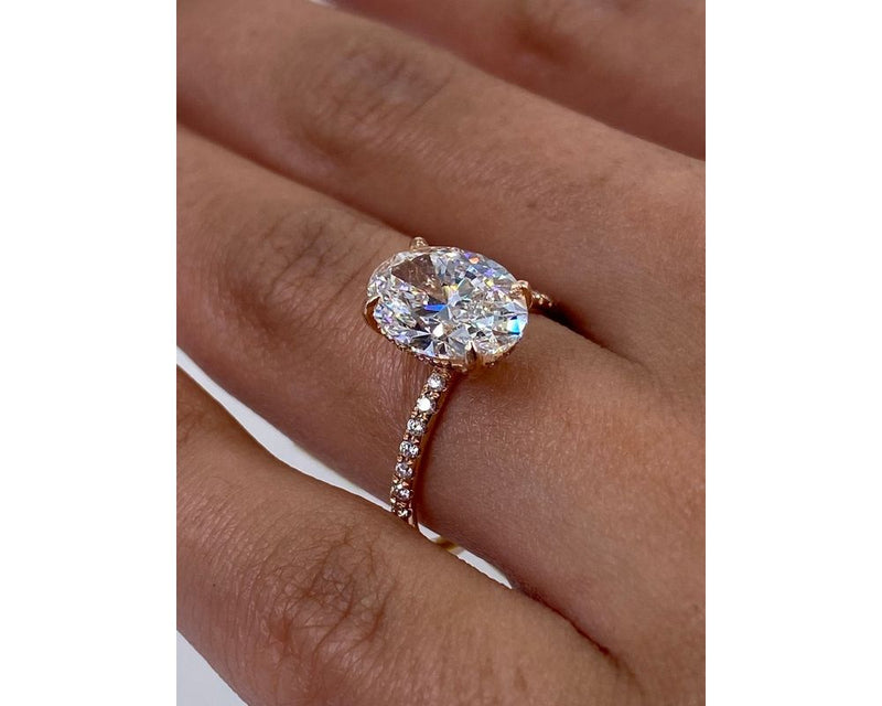 Melinda - Oval Cut 2.61 Carat Diamond Engagement Ring