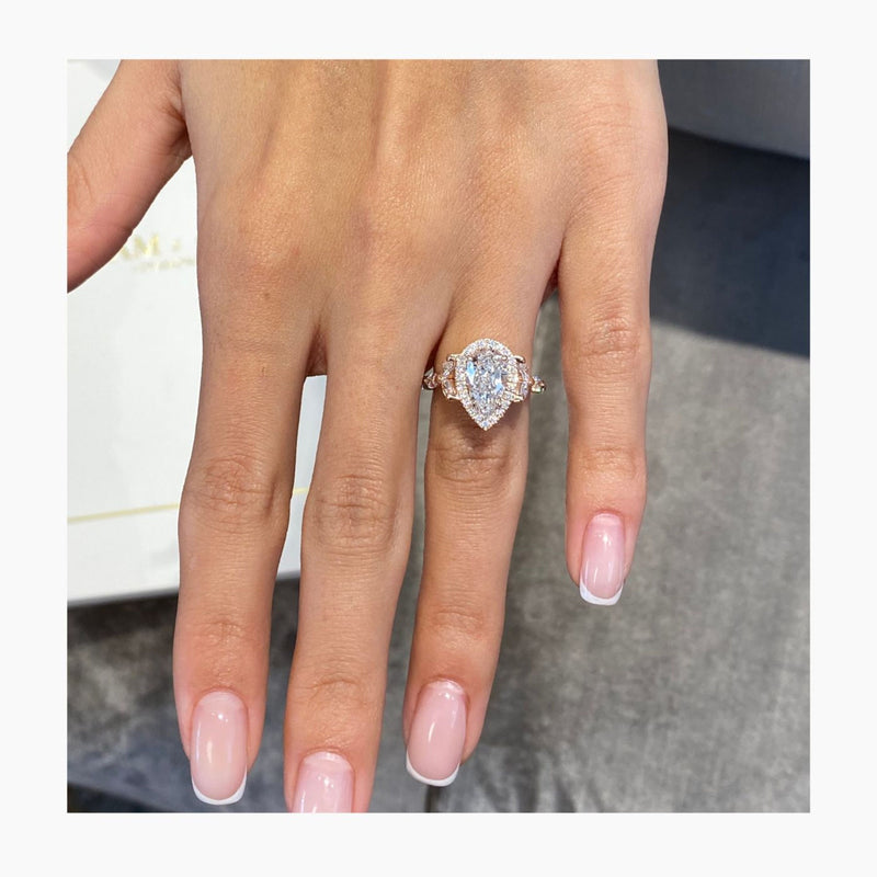 Jessie Engagement Ring 2.60 carat, 18K gold