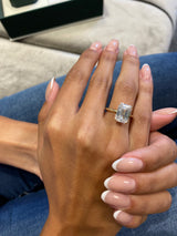 Paloma Engagement Ring 4.50 Carat Yellow Gold