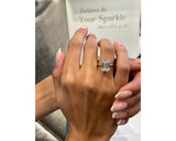 Paloma - Emerald Cut 5 Carat Diamond Engagement Ring