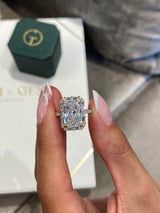 Marlowe Engagement Ring 4.37 Carat Yellow Gold