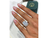 Marlowe - Radiant Cut 4.37 Carat Diamond Engagement Ring