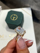 Marlowe Engagement Ring 4.37 Carat Yellow Gold