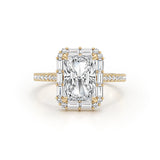 Marlowe Engagement Ring 4.37 Carat Yellow Gold