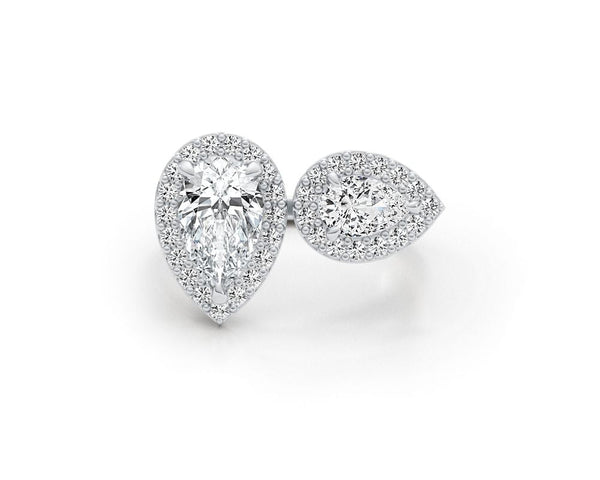 Lilyana - Pear Cut 1.90 Carat Diamond Engagement Ring