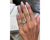 Princess - Round Cut 1.45 Carat Diamond Engagement Ring