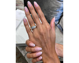 Princess - Round Cut 1.45 Carat Diamond Engagement Ring